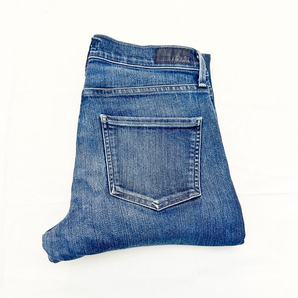 AGOLDE Sophie Zip Fly Dark Wash Skinny Denim Jeans A003E-2023 SIze 28